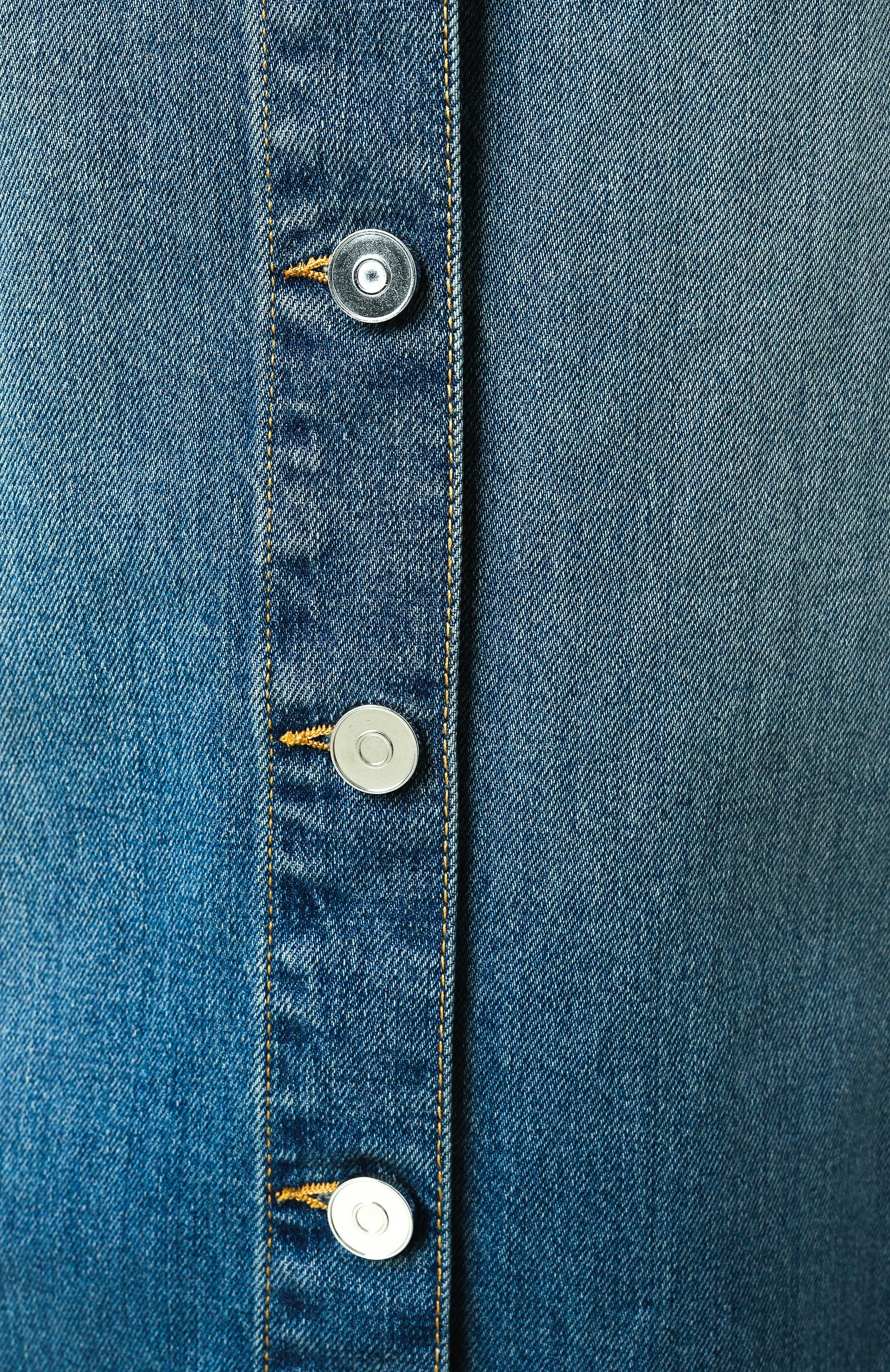 Джинсовая юбка ALAIA, арт. AA9J0601T536A, фото 6