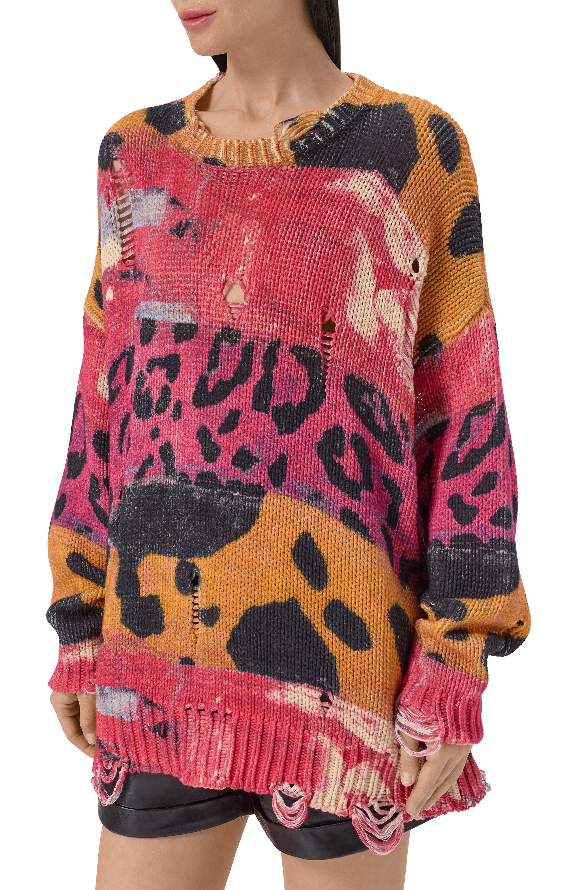 Хлопковый свитер R13, арт. R13WY197-Y271B, фото 3