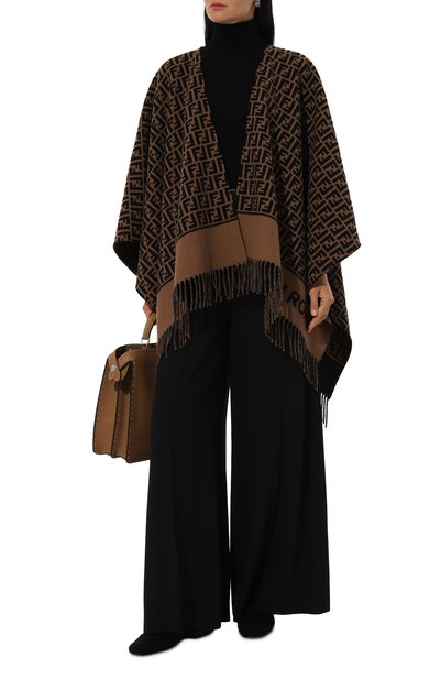 Н акидка из шерсти и кашемира FENDI, арт. FXX723 AQCW, фото 2