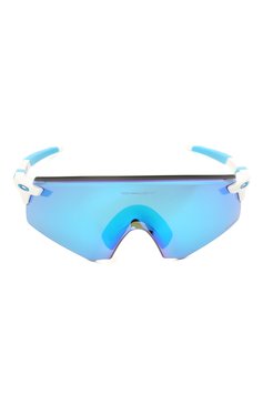 Женские солнцезащитные очки OAKLEY голубого цвета, арт. 9471-947105 | Фото 4 (Кросс-КТ: С/з-унисекс; Региональные ограничения белый список (Axapta Mercury): Не проставлено, RU; Нос: Не проставлено; Материал: Пластик; Тип очков: С/з; Очки форма: Маска; Оптика Гендер: оптика-унисекс)