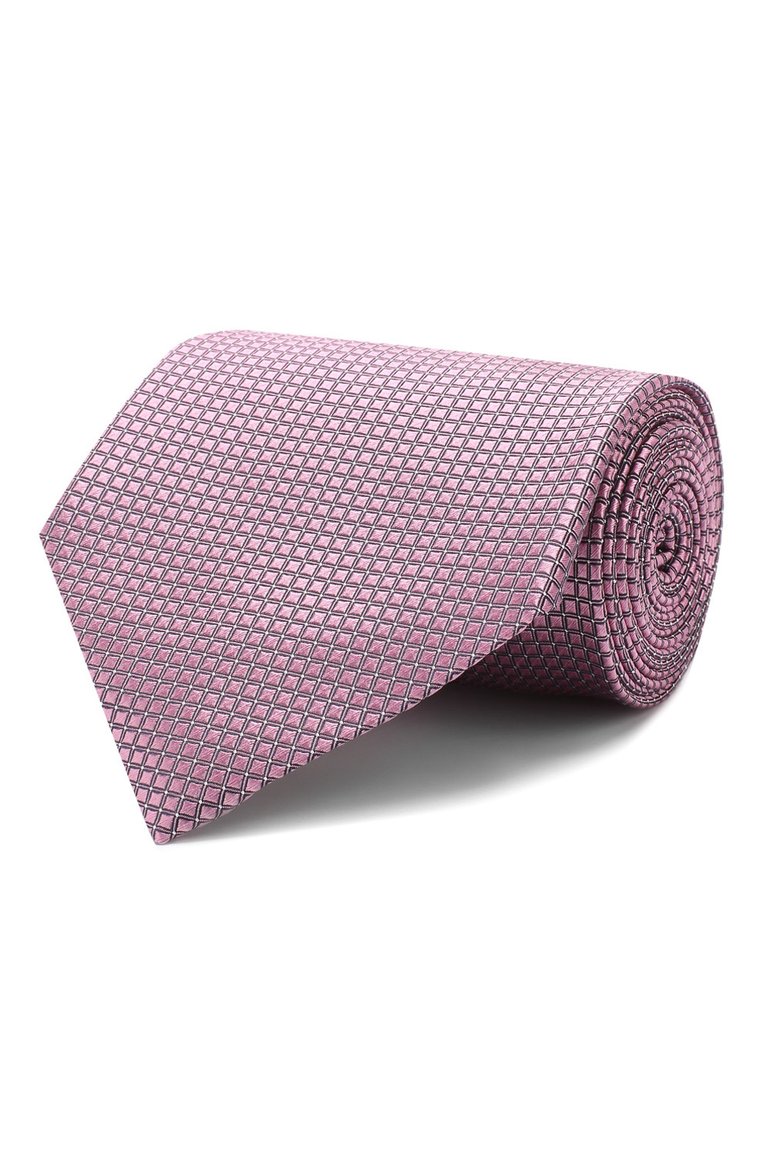 Мужской розовый шелковый галстук ZEGNA купить в интернет-магазине ЦУМ ...