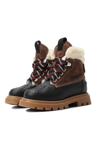 Кожаные ботинки DSQUARED2, арт. 81535/24-27