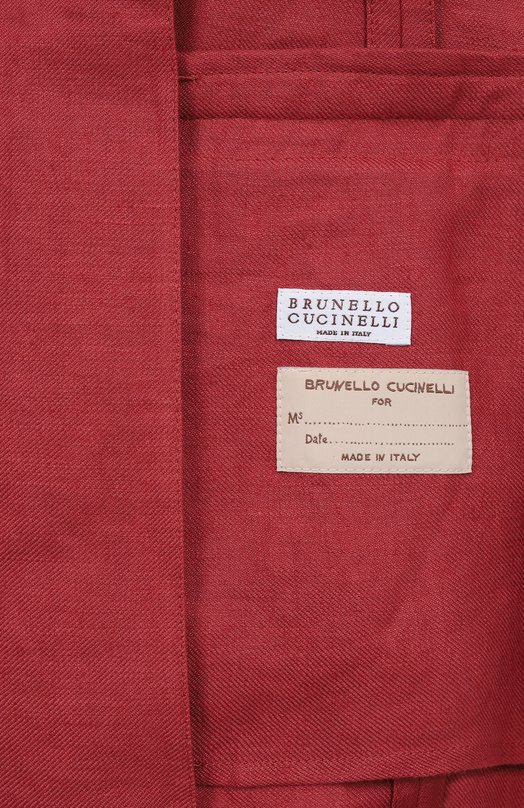 Жакет Brunello Cucinelli MH5377282 Красный  MH5377282 Фото 7
