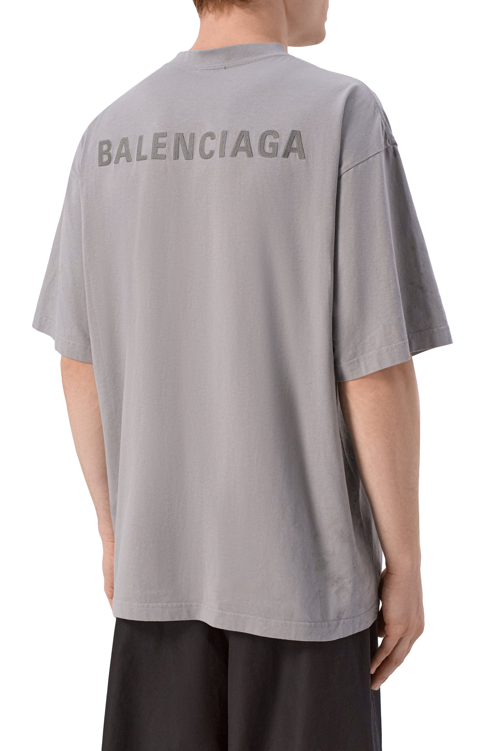 Хлопковая футболка BALENCIAGA, арт. 764235/TTVF9, фото 4