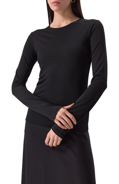 Лонгслив из вискозы JIL SANDER, арт. J04NC0003/J65016, фото 3