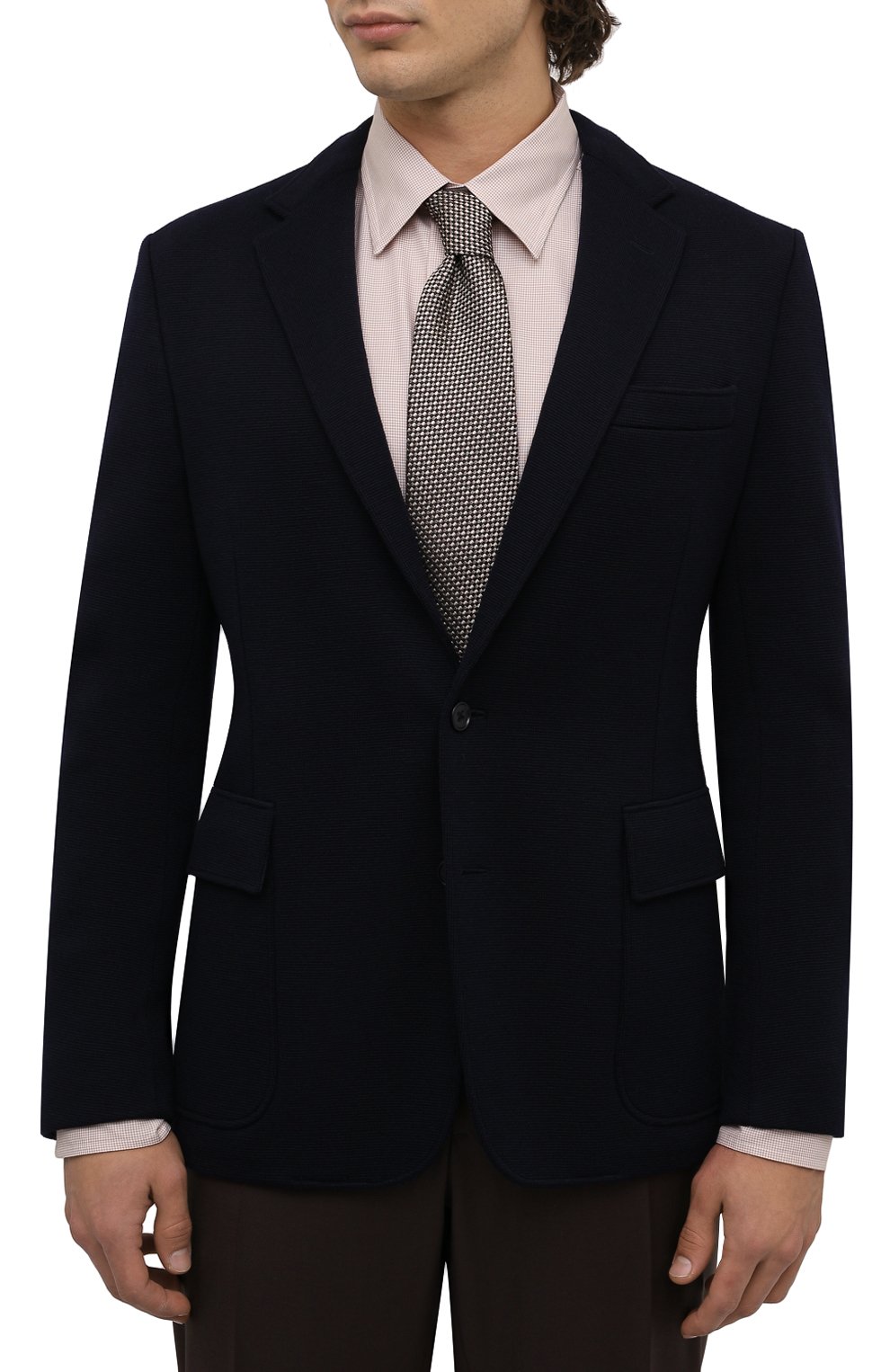 Шелковый галстук BRIONI, арт. 061D00/P1429, фото 2