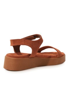 Мужского замшевые сандалии salamina ANCIENT GREEK SANDALS коричневого цвета, арт. SALAMINA | Фото 5 (Подошва: Платформа; Материал внутренний: Натуральная кожа; Материал сплава: Проставлено; Драгоценные камни: Проставлено; Материал внешний: Замша)