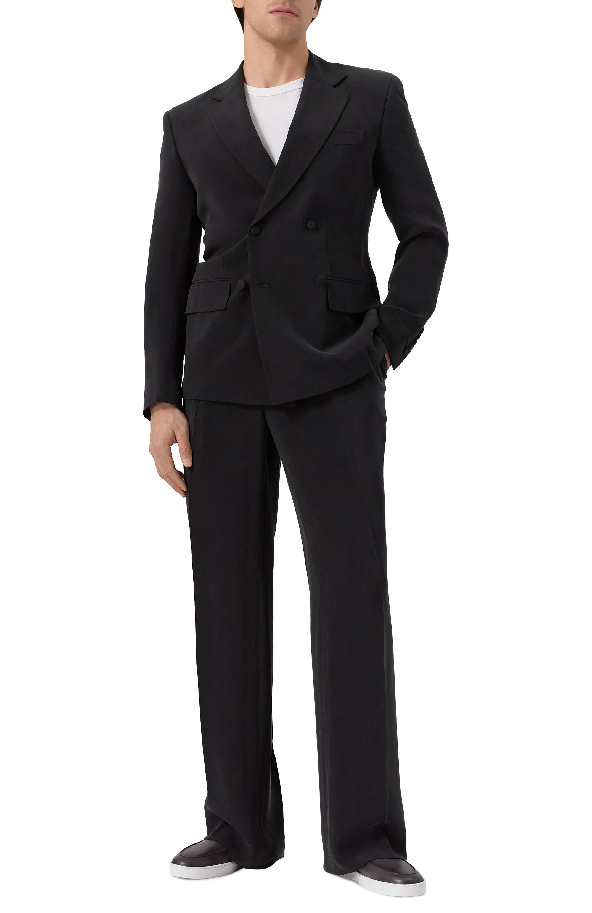 Шелковые брюки JACOB LEE, арт. MWP005SS25-SB, фото 2