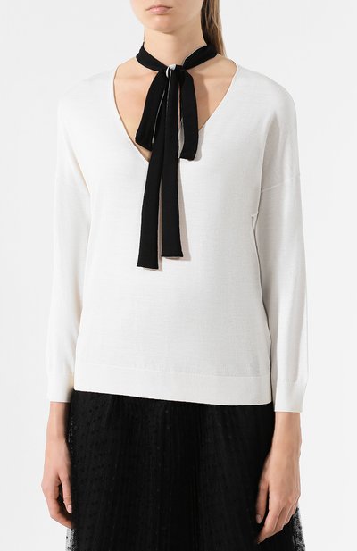 Пуловер из смеси шерсти и шелка REDVALENTINO, арт. SR3KCA80/4A7, фото 3