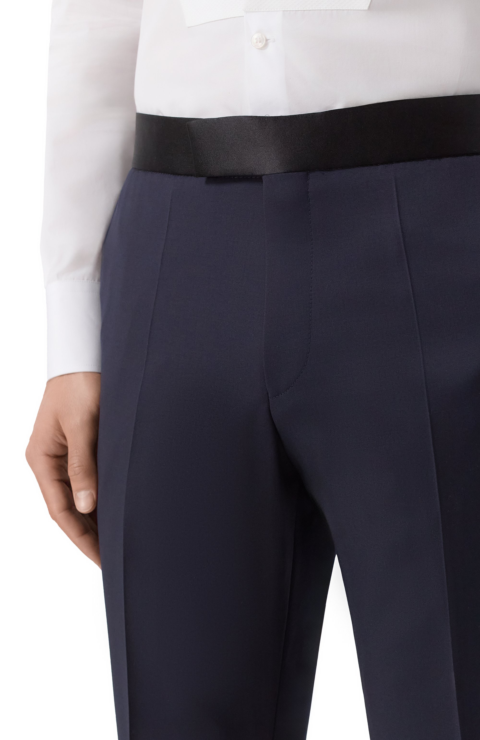 Шерстяные брюки BOSS, арт. 50469186, фото 5