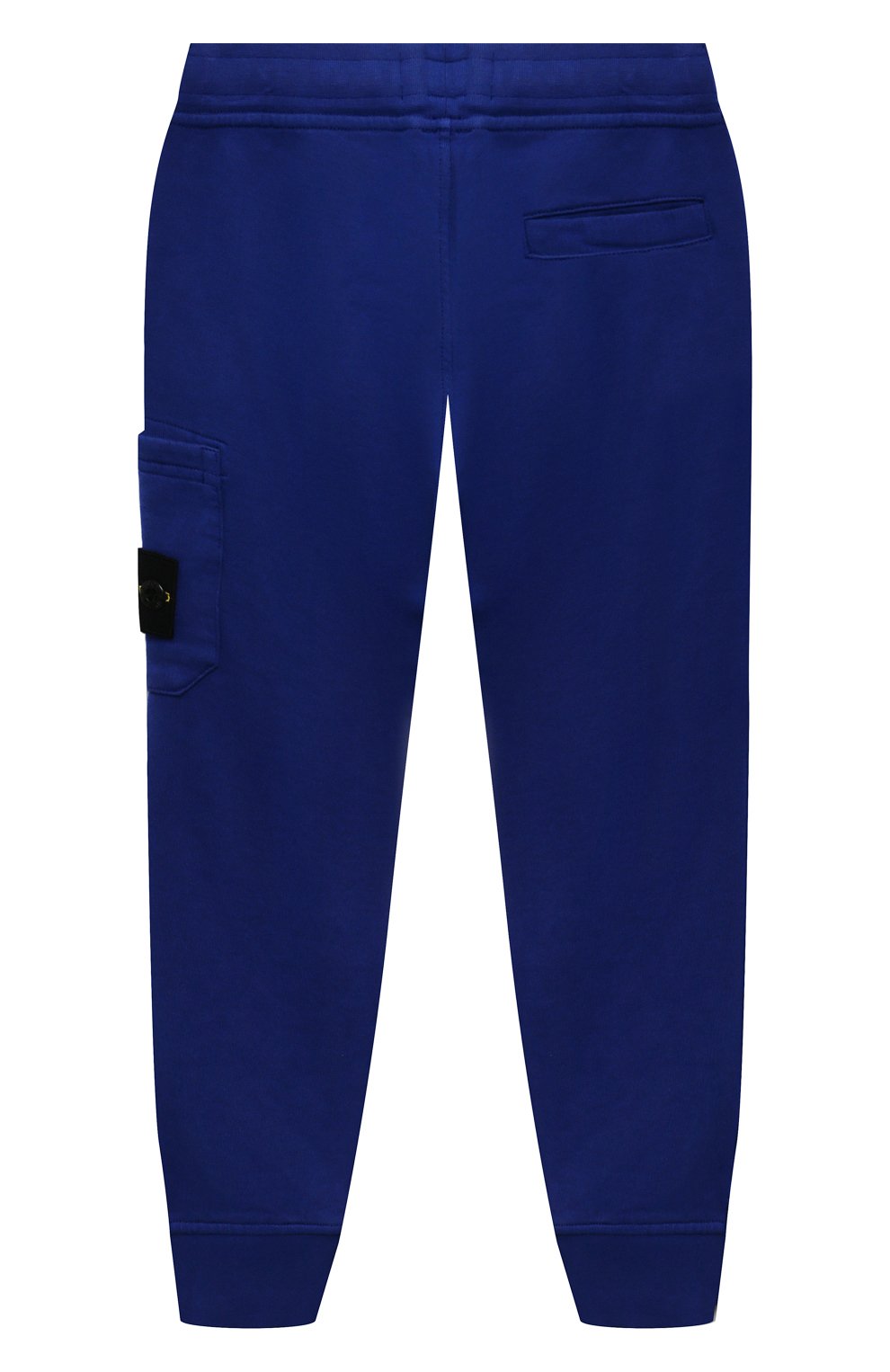 Хлопковые джоггеры STONE ISLAND синего цвета по цене 15600 руб., арт. 801661540/3-4, фото 2 Хлопковые джоггеры STONE ISLAND, арт. 801661540/3-4, фото 2