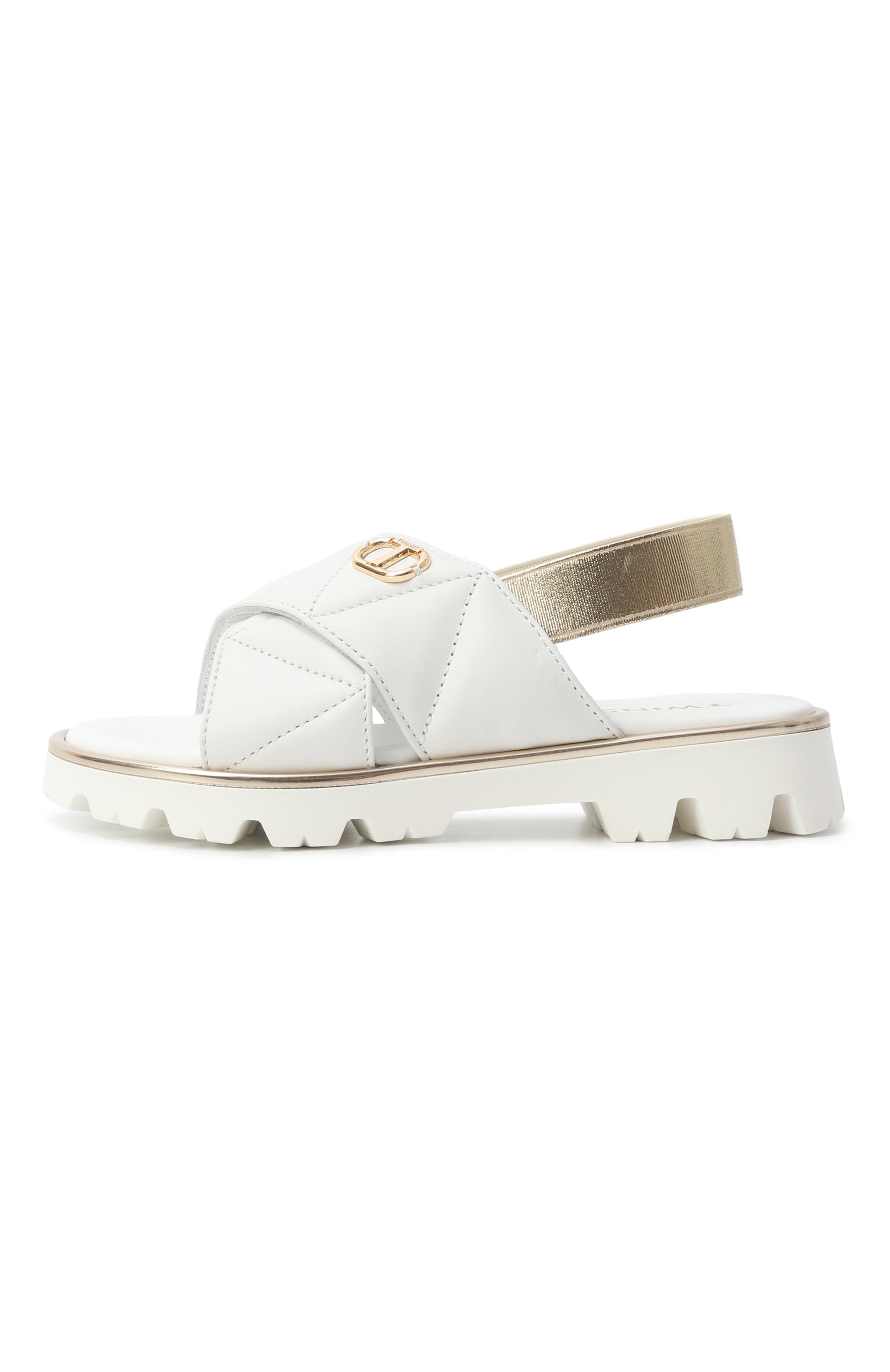 Кожаные сандалии TWINSET, арт. 251GCJ044/29, фото 2