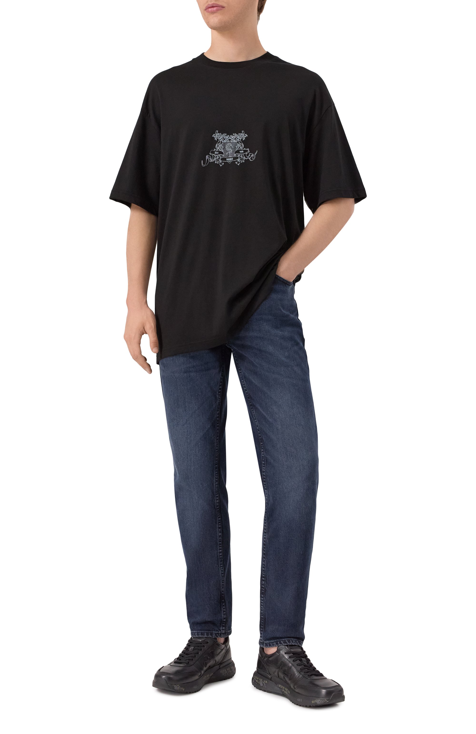 Кожаные кроссовки mick PREMIATA, арт. MICK/VAR 1453N, фото 2