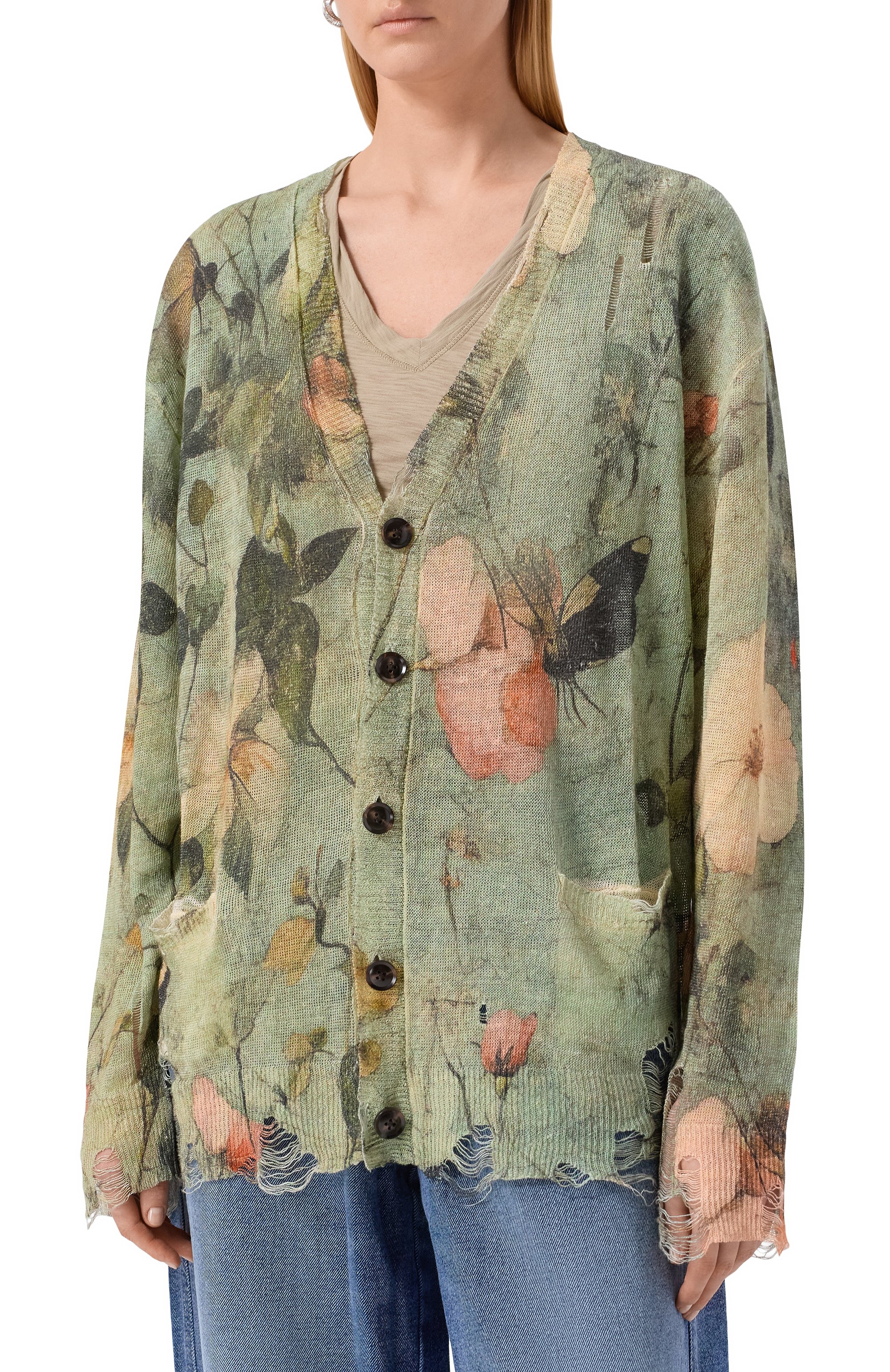 Льняной кардиган R13, арт. R13WY200-Y227A, фото 3