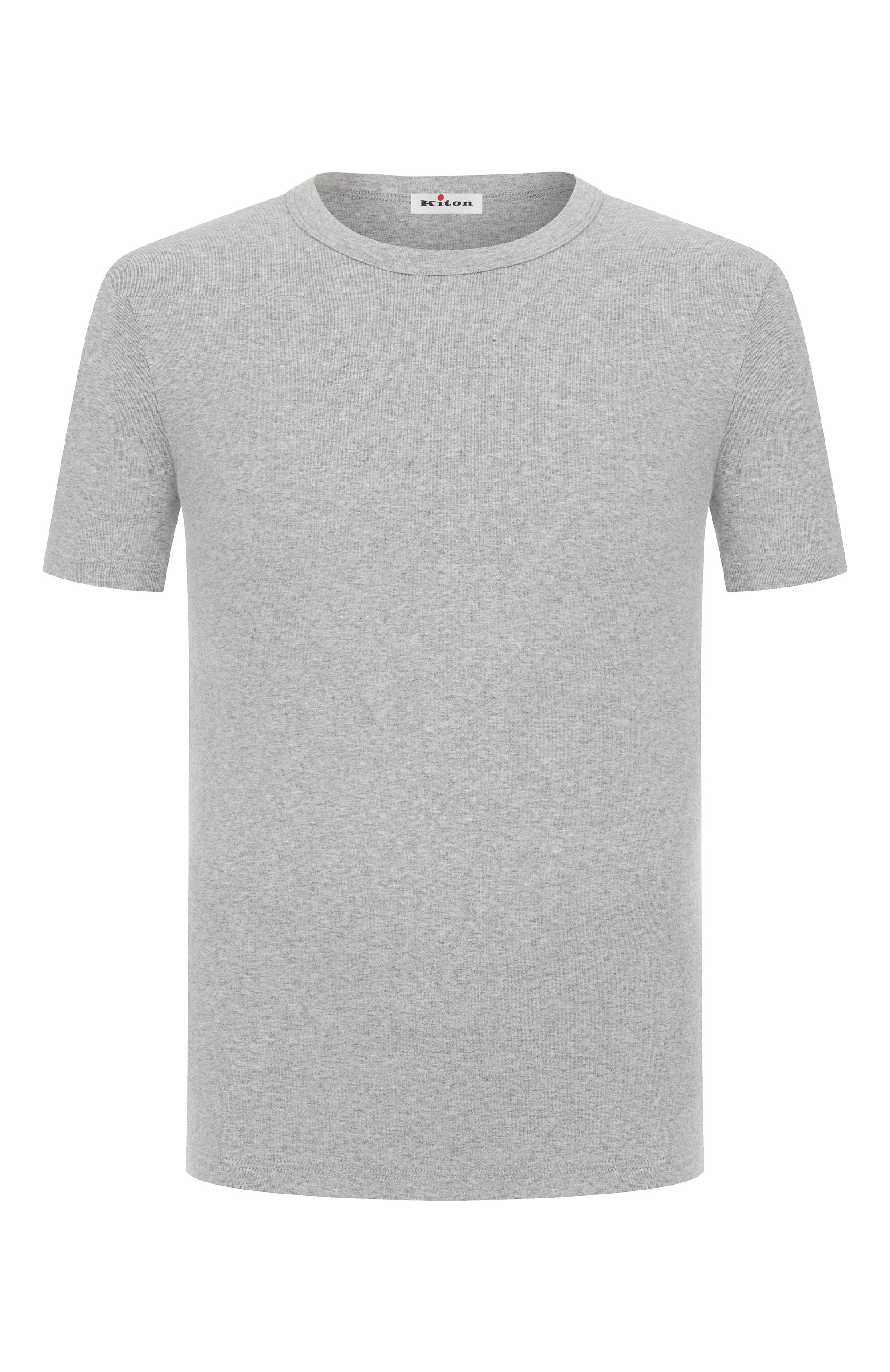 Хлопковая футболка KITON, арт. UNWM008K0275H04, фото 1