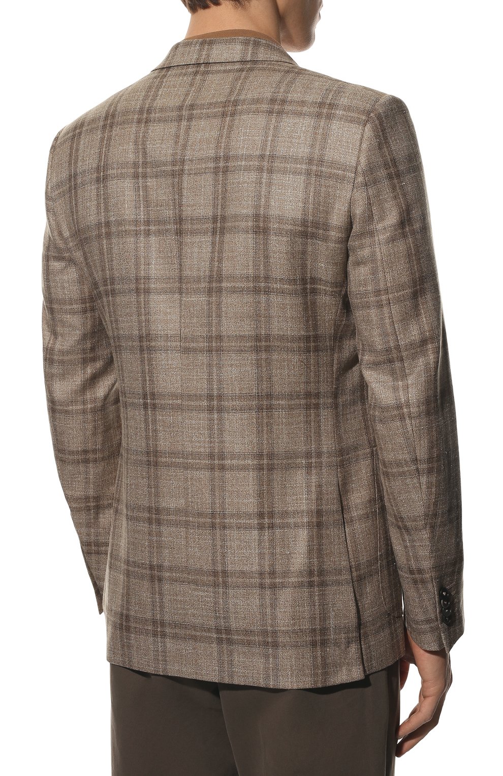 Пиджак из шерсти и шелка ZEGNA, арт. 348091/122520, фото 4