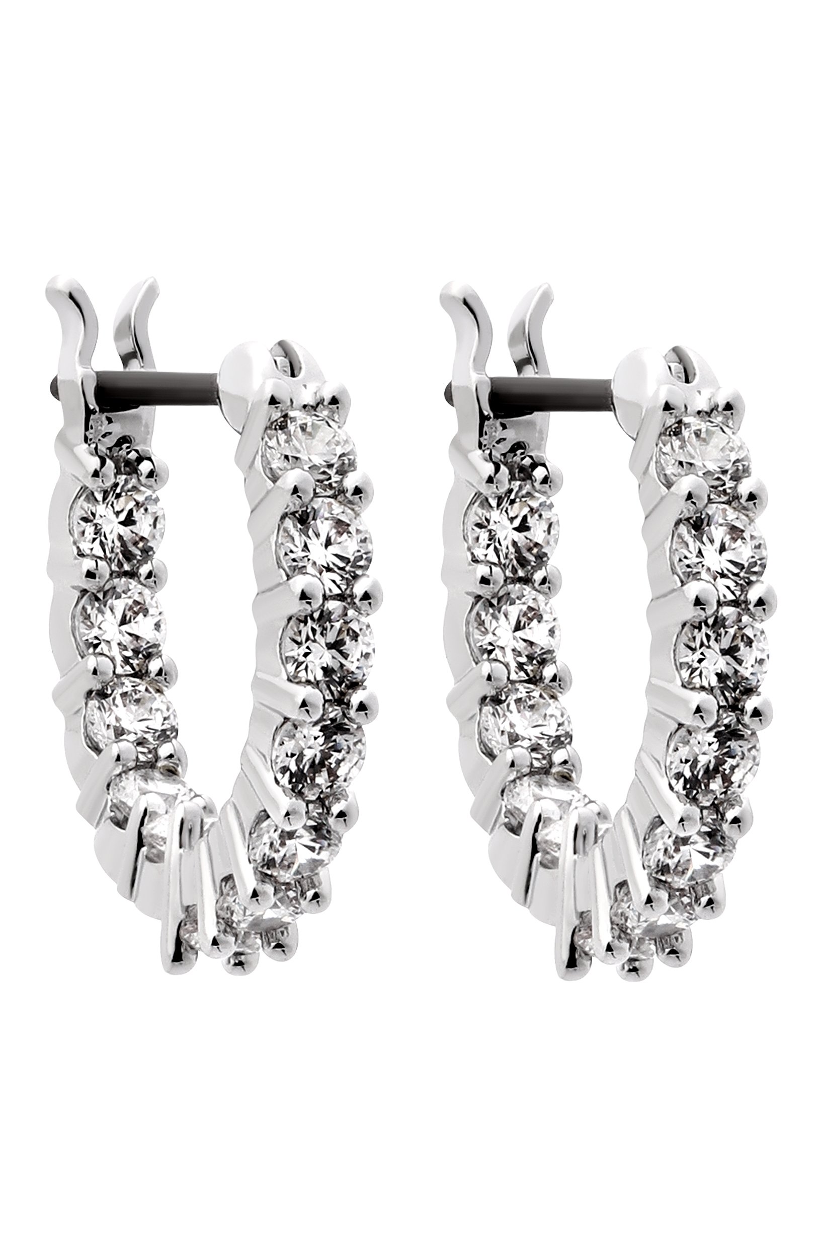Серьги matrix SWAROVSKI серебряного цвета по цене 13700 руб., арт. 5562126, фото 3 Серьги matrix SWAROVSKI, арт. 5562126, фото 3