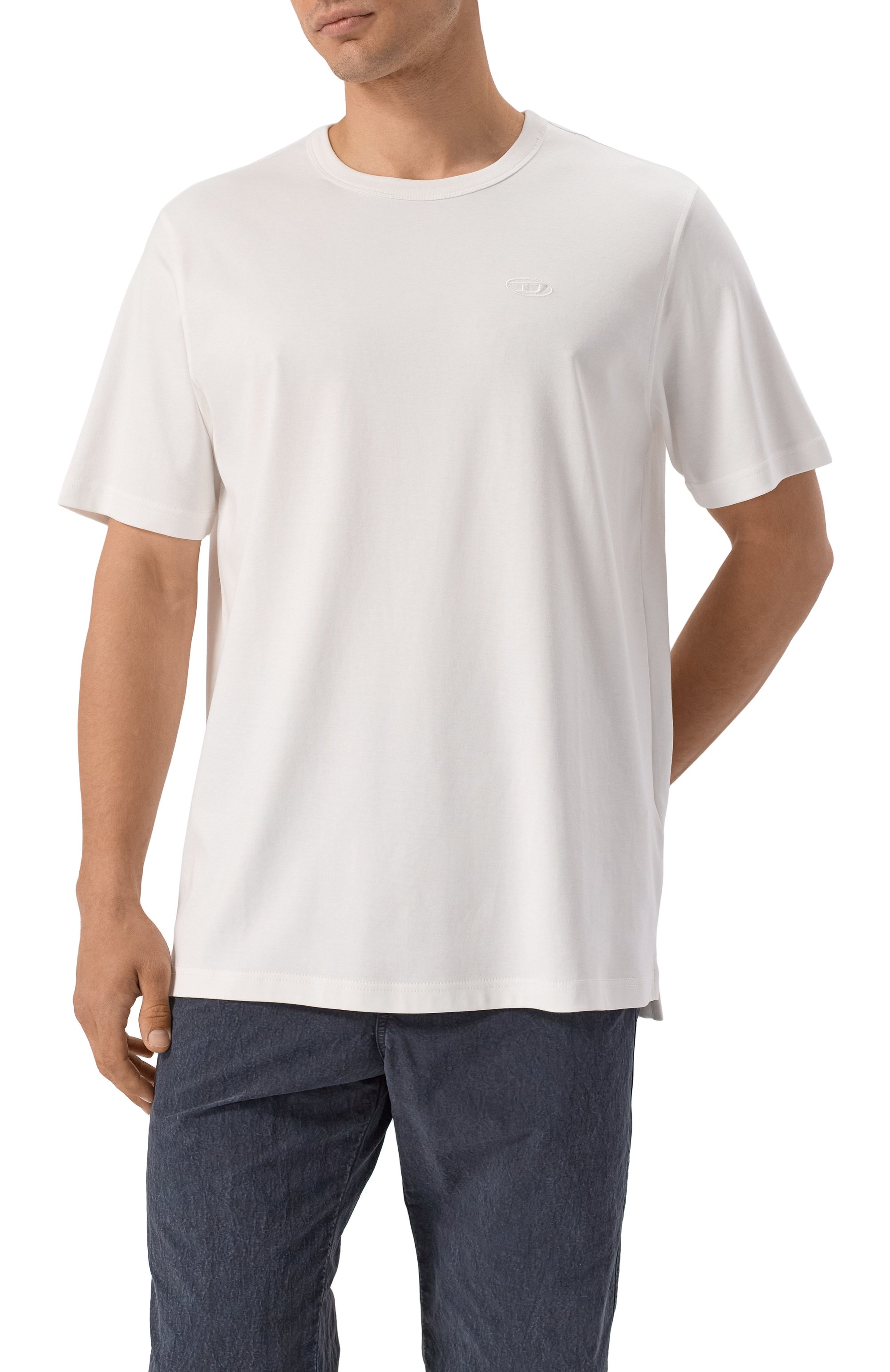 Хлопковая футболка DIESEL, арт. A16672/0AIJU, фото 3