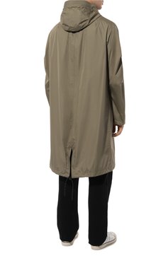 Мужская парка A.P.C. хаки цвета, арт. PSAII-M30192 | Фото 4 (Материал внешний: Синтетический материал; Рукава: Длинные; Длина (верхняя одежда): До колена; Кросс-КТ: парка; Стили: Милитари, Кэжуэл)