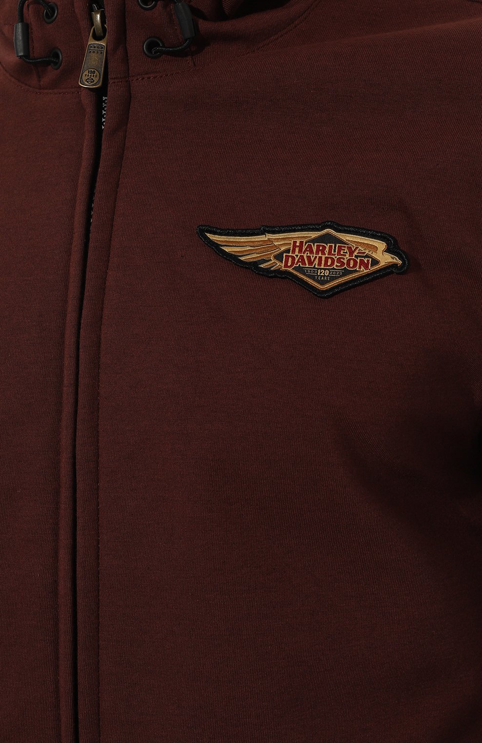 Куртка 120th anniversary HARLEY-DAVIDSON бордового цвета по цене 102760 руб., арт. 97179-23EM, фото 5 Куртка 120th anniversary HARLEY-DAVIDSON, арт. 97179-23EM, фото 5