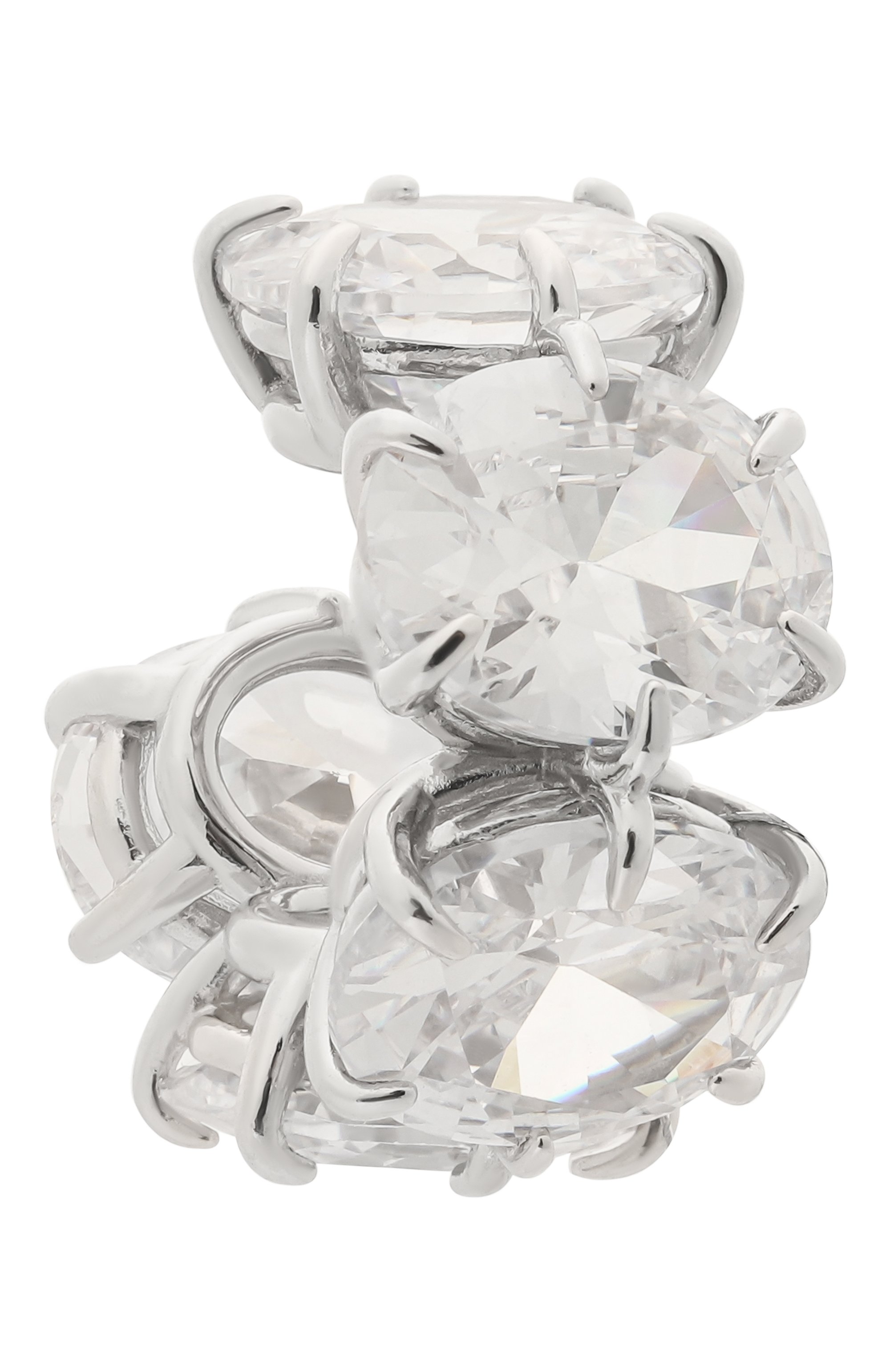 Кафф 88 JEWLIA серебряного цвета по цене 20500 руб., арт. JR-210, фото 3 Кафф 88 JEWLIA, арт. JR-210, фото 3