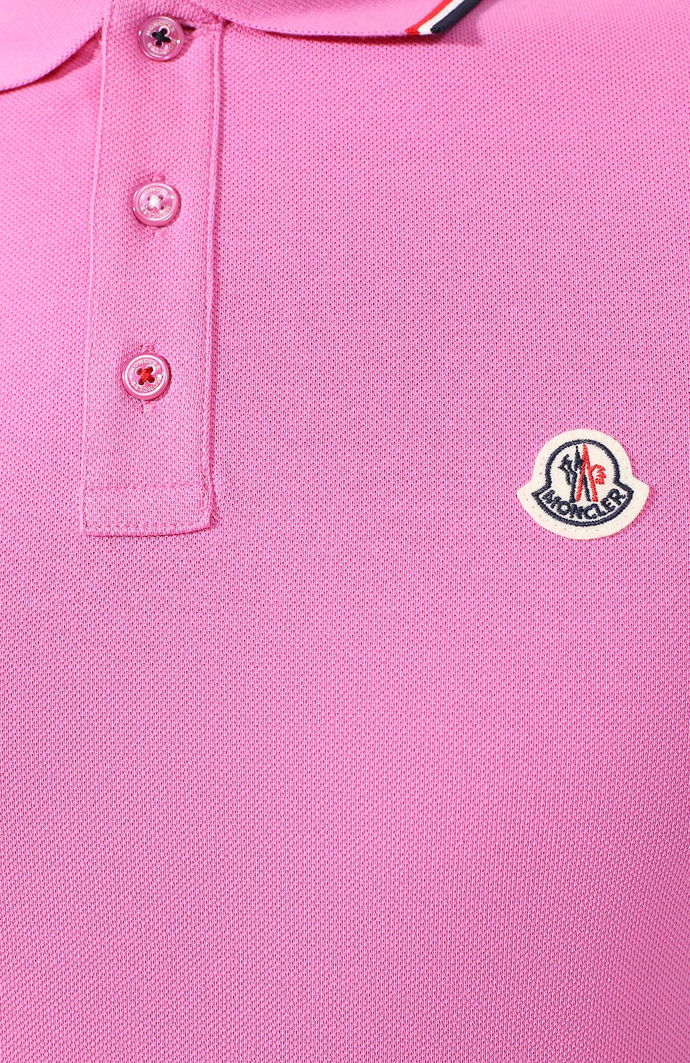 Хлопковое поло MONCLER, арт. E1-091-83456-00-84556, фото 5