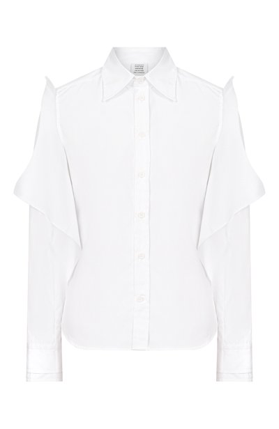 Женская хлопковая рубашка VETEMENTS, арт. WH27SH043W