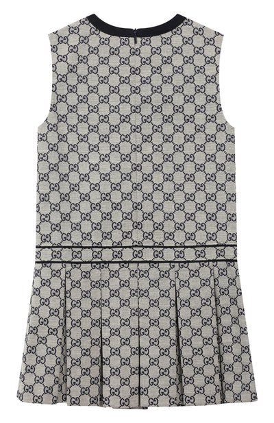 Хлопковый сарафан GUCCI бежевого цвета по цене 79250 руб., арт. 571285/XWAE2, фото 2 Хлопковый сарафан GUCCI, арт. 571285/XWAE2, фото 2