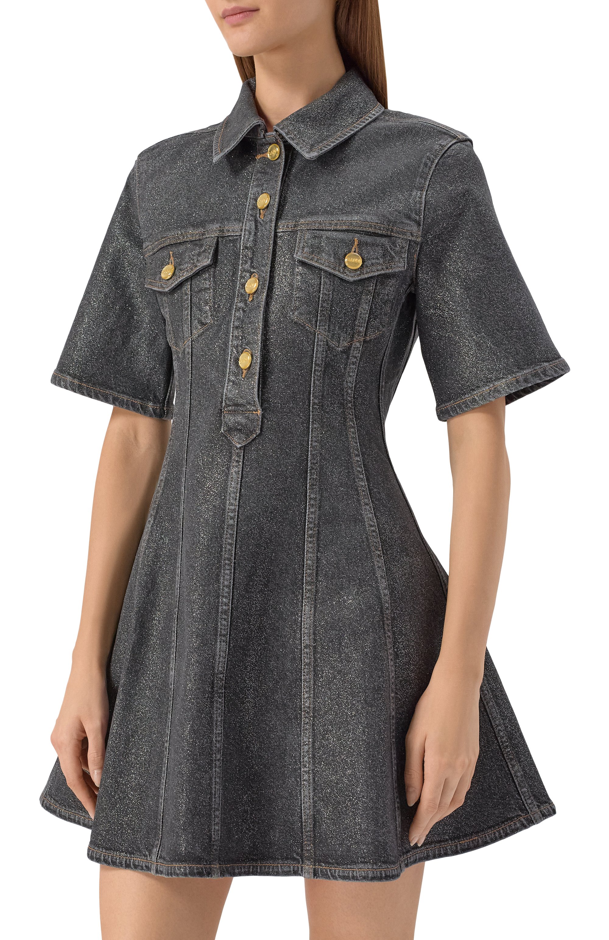 Джинсовое платье GANNI, арт. J1802, фото 3