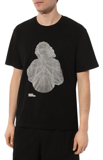 Хлопковая футболка TEE LIBRARY, арт. TCF-02-BT-BK, фото 3