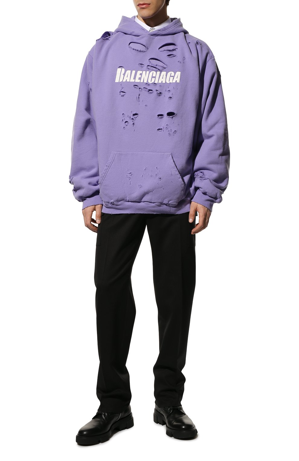 Хлопковое худи BALENCIAGA, арт. 659403/TKVB6, фото 2