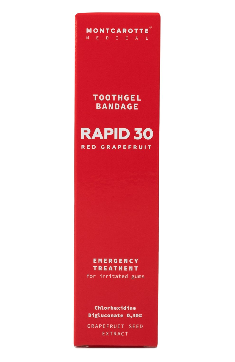 Зубной гель-бандаж для полости рта rapid 30 red grapefruit (30ml) MONTCAROTTE, арт. MCM0430, фото 2