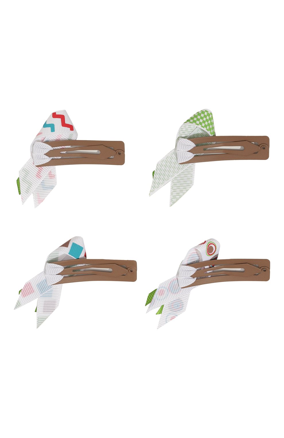 Комплект из четырех заколок YULA разноцветного цвета по цене 2590 руб., арт. YU-ZR26, фото 2 Комплект из четырех заколок YULA, арт. YU-ZR26, фото 2