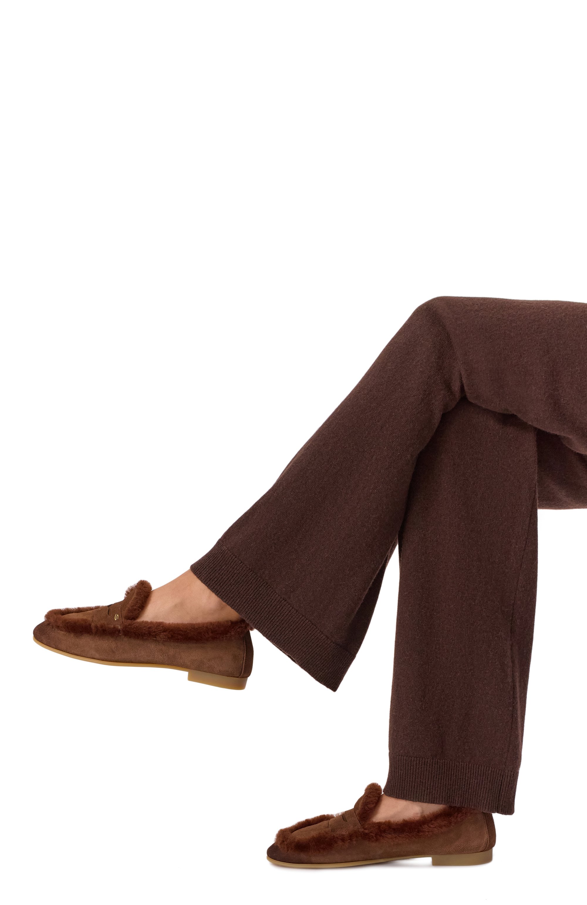 Замшевые пенни-лоферы SANTONI, арт. WUVG71928G0MAHGI, фото 2