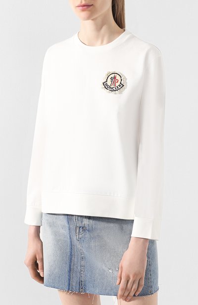 Свитшот 4 moncler simone rocha MONCLER GENIUS белого цвета по цене 33200 руб., арт. E1-09W-80530-00-809AB, фото 3 Свитшот 4 moncler simone rocha MONCLER GENIUS, арт. E1-09W-80530-00-809AB, фото 3
