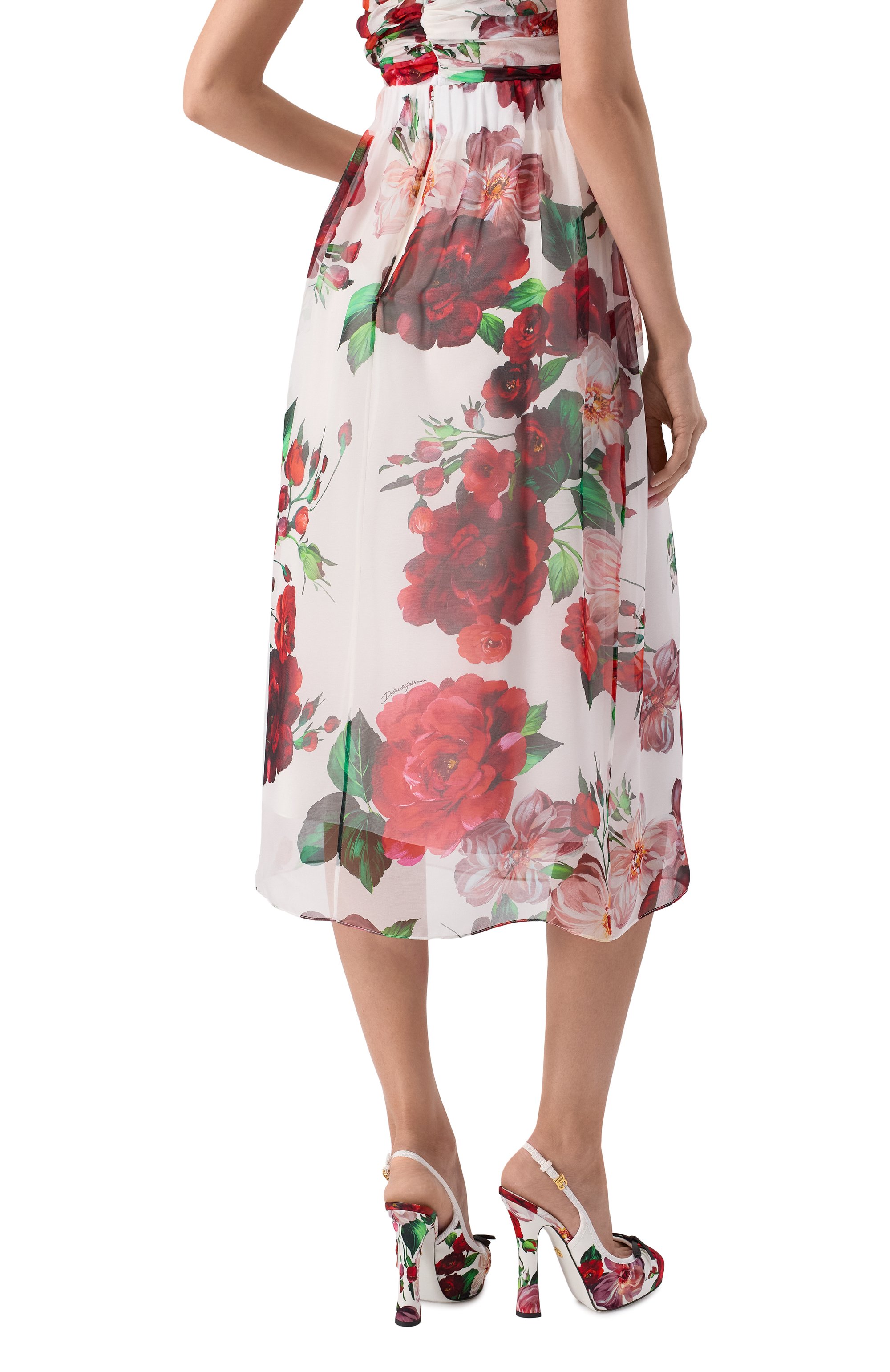 Шелковая юбка DOLCE & GABBANA, арт. F4CNIT/IS1Y6_SET, фото 4