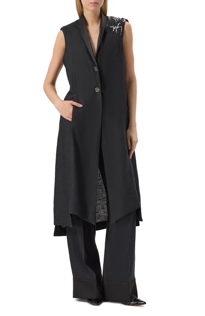 Льняное платье MIDGARD PARIS, арт. VT1602-LN-BK, фото 3