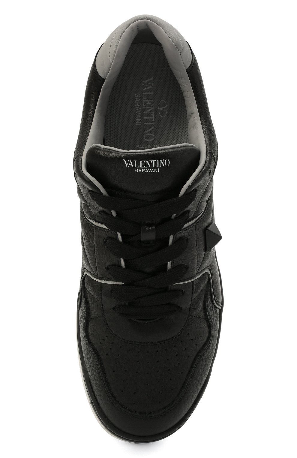 Кожаные кеды one stud VALENTINO, арт. XY2S0E71/NWN, фото 6