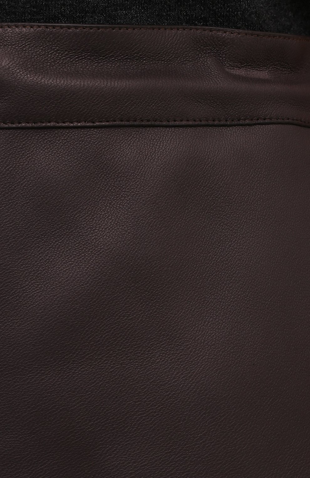 Кожаная юбка THEORY, арт. L0600301, фото 5