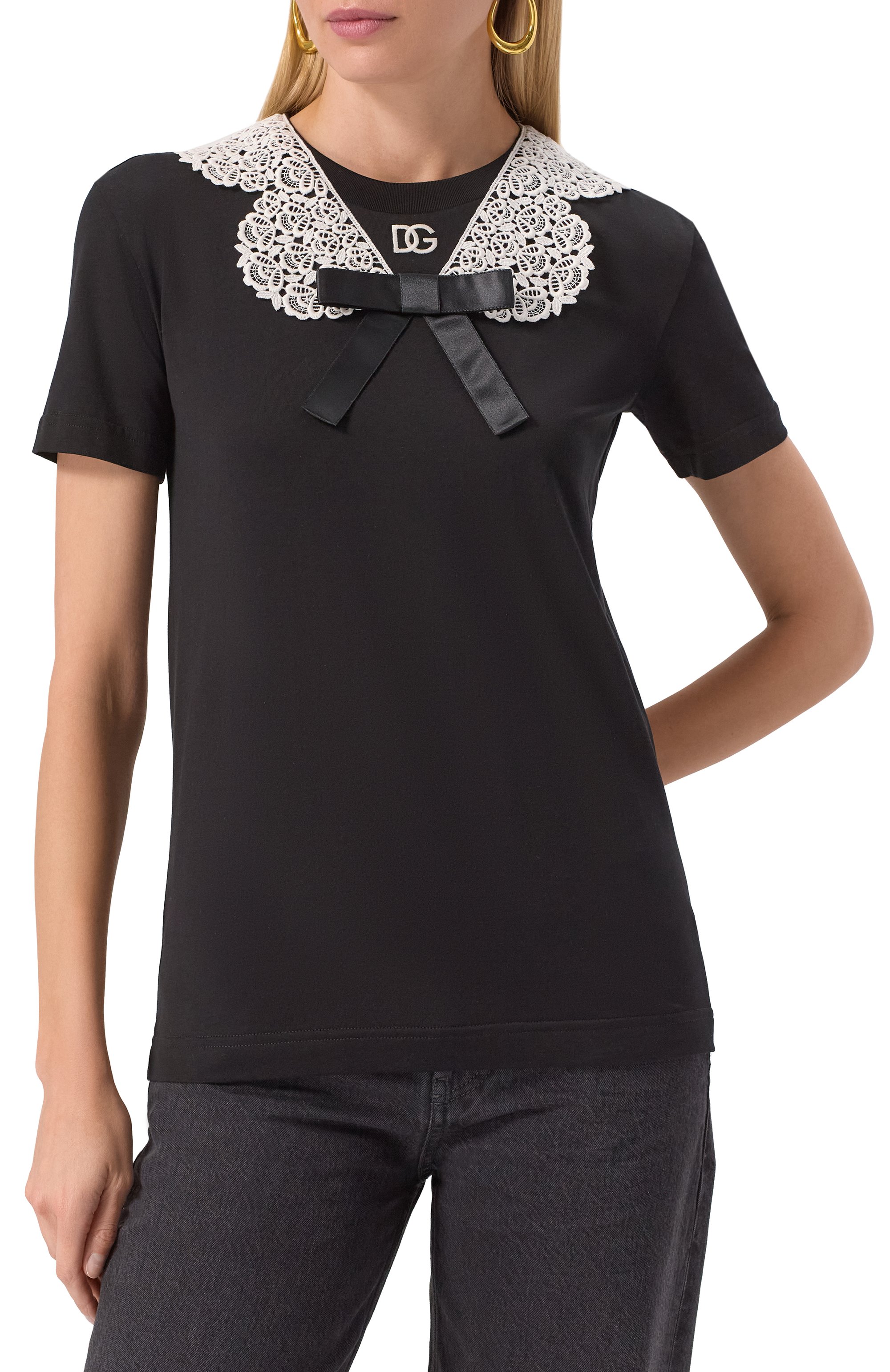 Хлопковая футболка DOLCE & GABBANA, арт. F8V50Z/GDC5S, фото 3