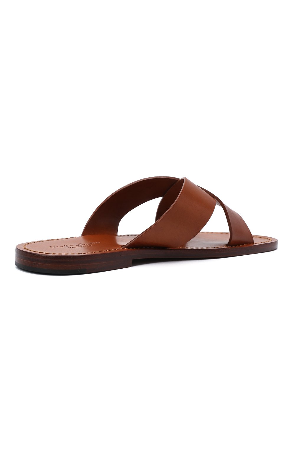 Кожаные шлепанцы RALPH LAUREN, арт. 815835897, фото 4