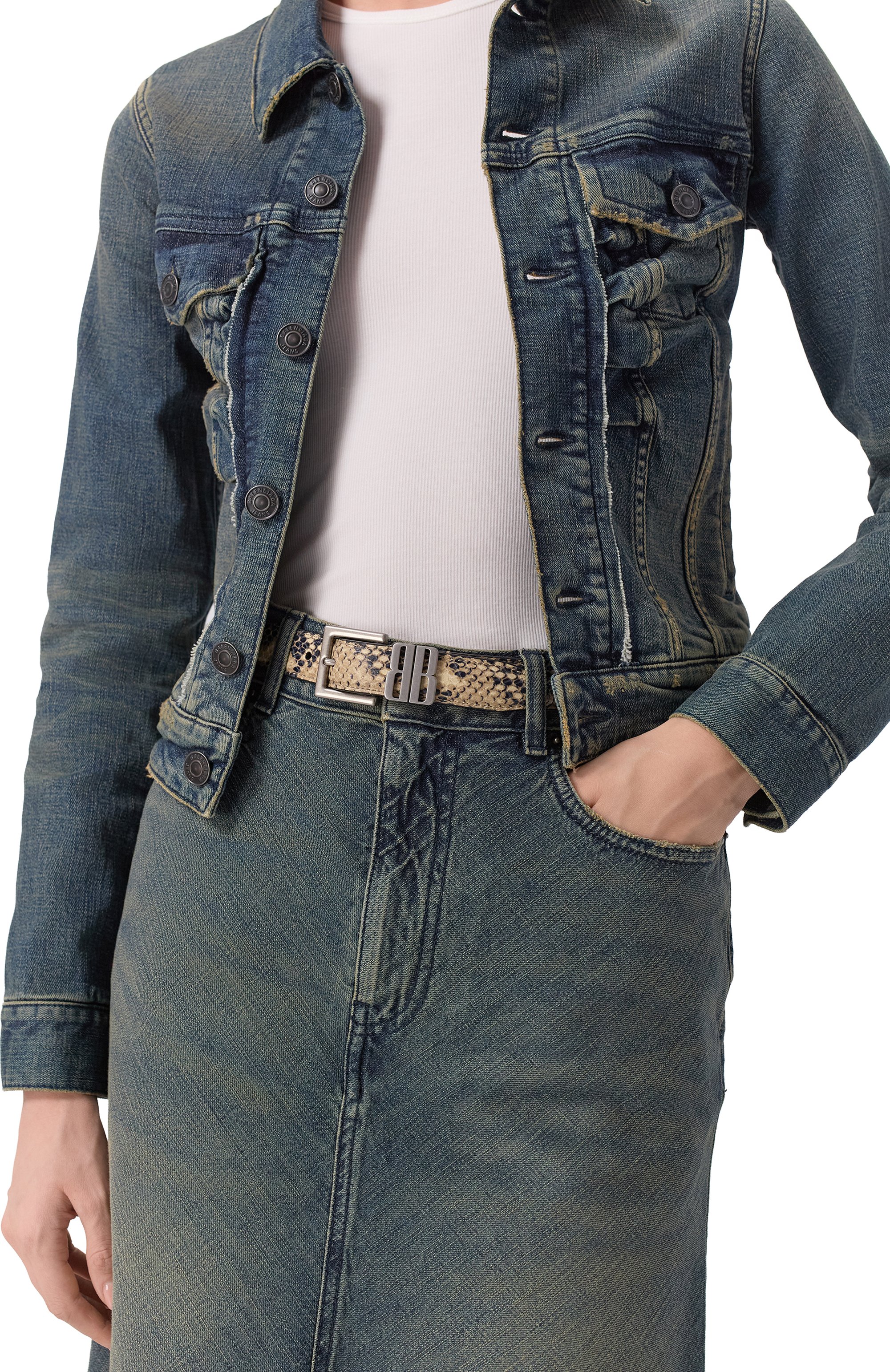 Кожаный ремень BALENCIAGA, арт. 846875/2ACAI, фото 2