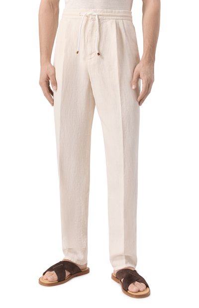 Льняные брюки BRUNELLO CUCINELLI, арт. M243DE1710, фото 3