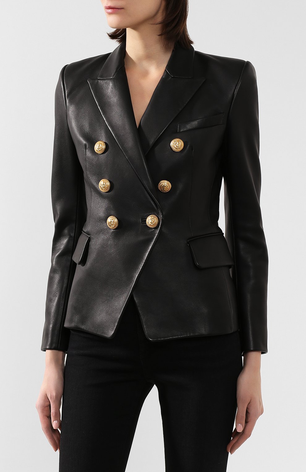 Кожаный жакет BALMAIN, арт. TF1997499/163P, фото 3