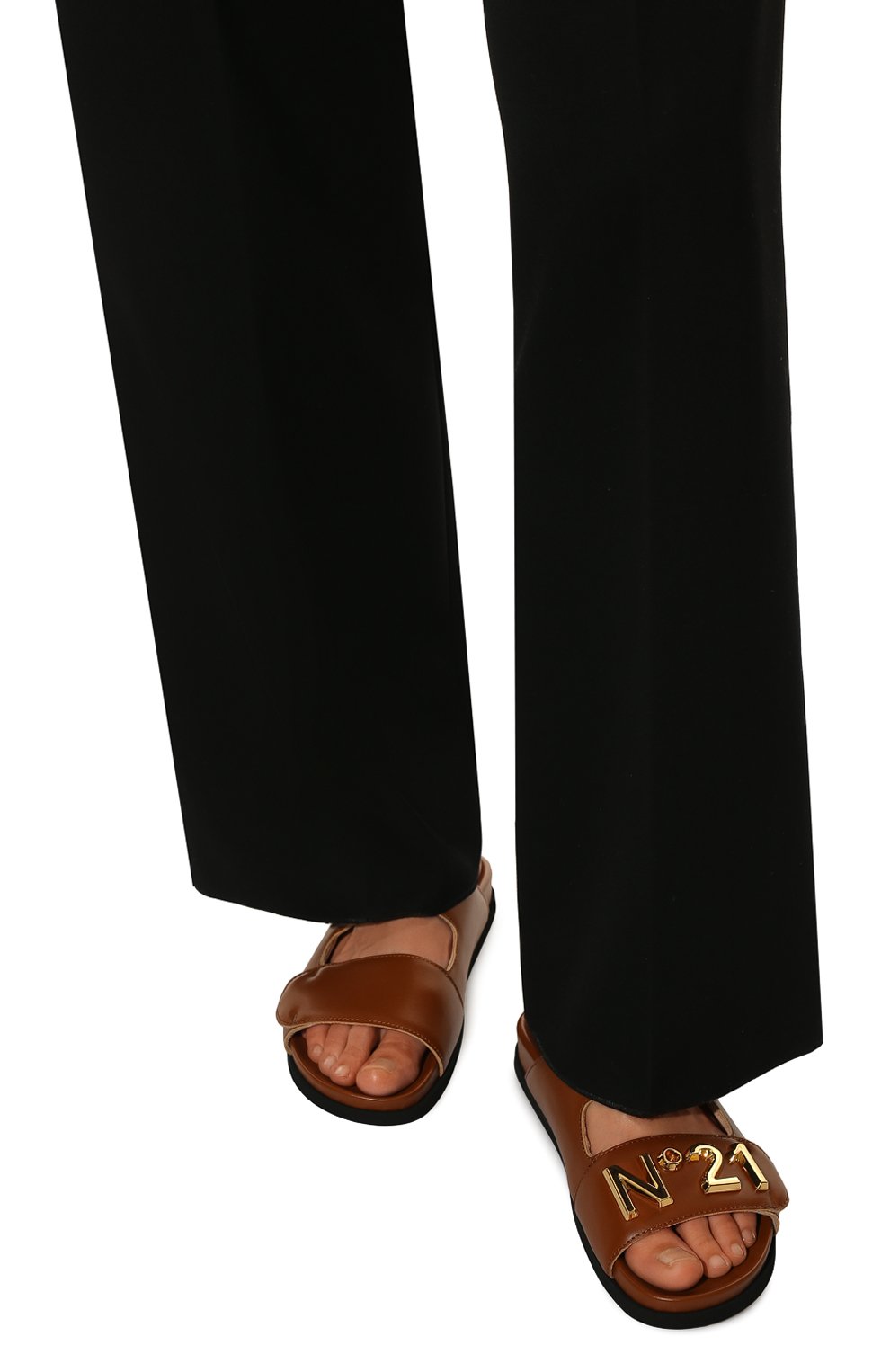 Кожаные шлепанцы N21, арт. 22ESP03060306/FUSSBETT, фото 3