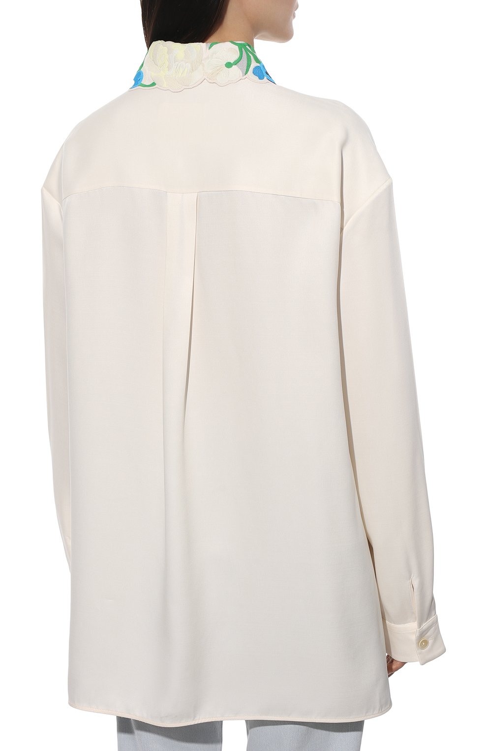 Рубашка JIL SANDER белого цвета по цене 217500 руб., арт. JSWT605806-WT360500, фото 4 Рубашка JIL SANDER, арт. JSWT605806-WT360500, фото 4