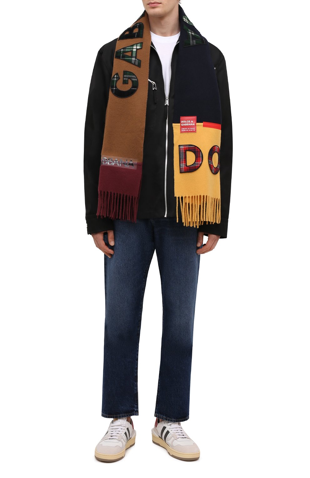 Шерстяной шарф DOLCE & GABBANA, арт. GQ290Z/GET92, фото 2