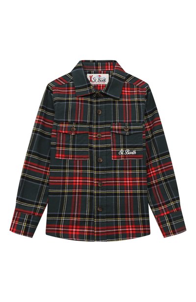 Хлопковая рубашка MC2 SAINT BARTH, арт. STBK SEISER JR/01426G
