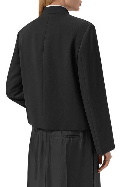 Шерстяной жакет JIL SANDER черного цвета по цене 370500 руб., арт. J01BN0142/J40021, фото 4 Шерстяной жакет JIL SANDER, арт. J01BN0142/J40021, фото 4