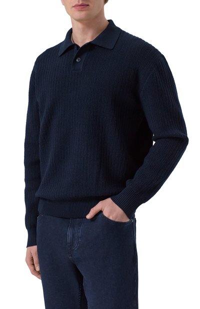 Поло из шерсти и хлопка BOSS ORANGE, арт. 50550514, фото 3